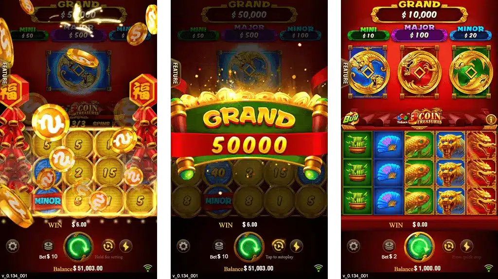 3 Coins 9Winzregister Bonus